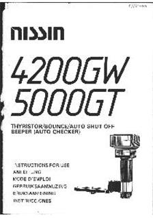 Nissin 5000 GT manual. Camera Instructions.